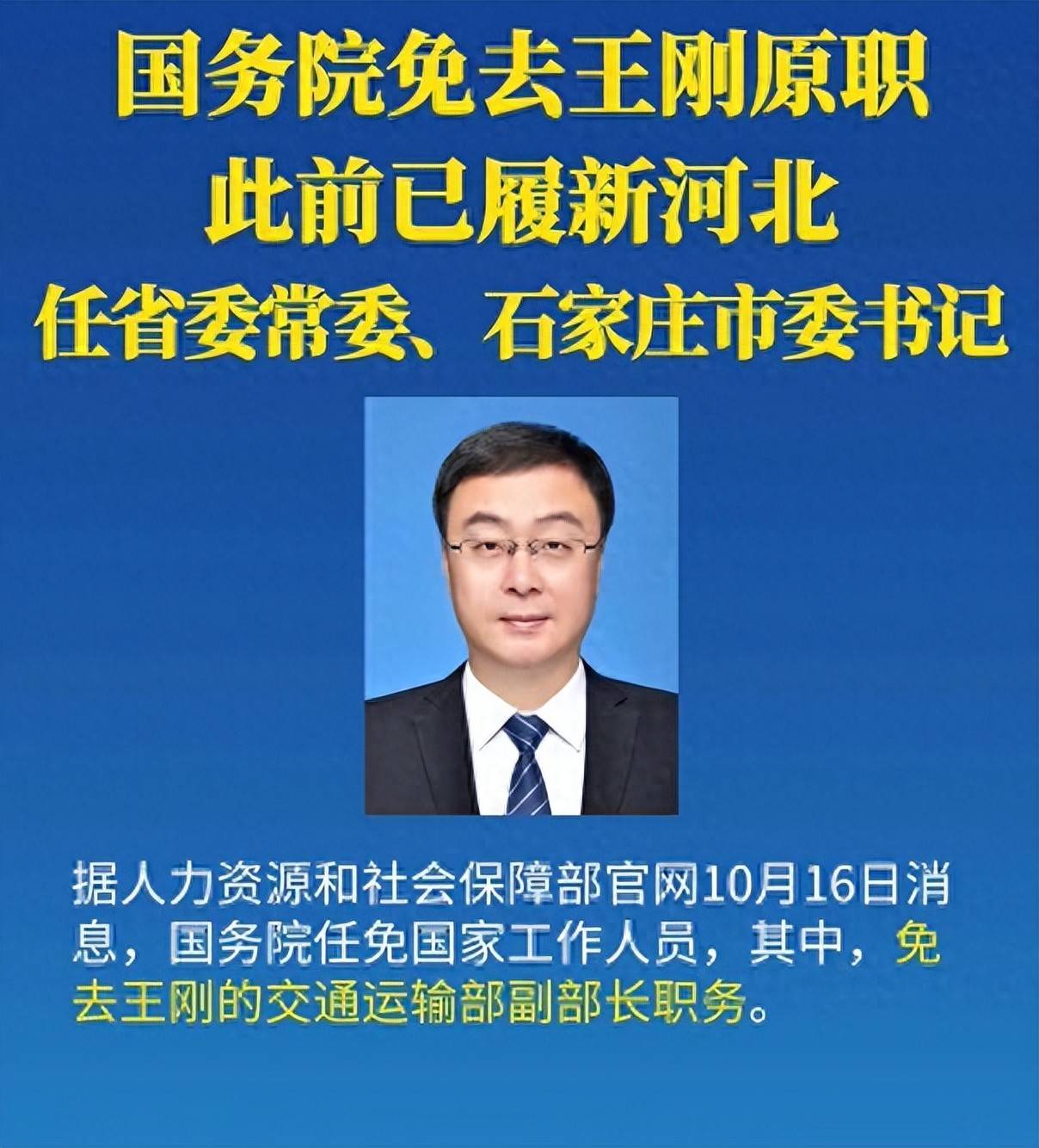 墨西哥超级联赛_国务院免去王刚原职墨西哥超级联赛，此前已履新河北，任省委常委、石家庄市委书记