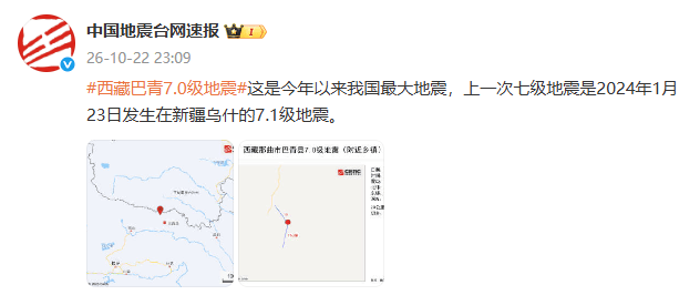 瑞典超级联赛_西藏巴青7.0级地震是今年以来我国最大地震瑞典超级联赛，中国地震局启动二级应急响应